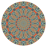 mandala runt mönster png