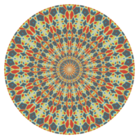 padrão de mandala com forma de círculo png
