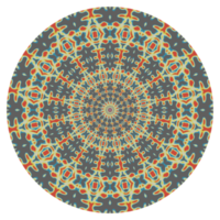 padrão de mandala com forma de círculo png