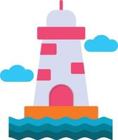 Lighthouse Flat Icon vector