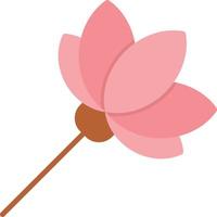 Lotus Flat Icon vector