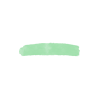 coup de pinceau aquarelle vert png