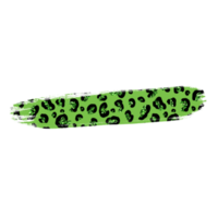 grön leopardmålning png