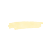 Yellow Watercolor Brush Stroke png