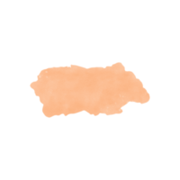 oranje aquarel schilderij png