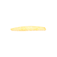 trazo de pincel de brillo amarillo png