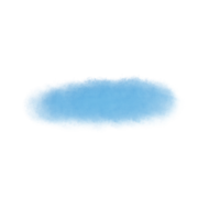pennellata acquerello blu png
