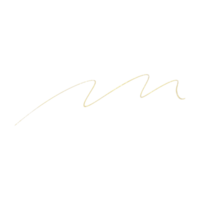 goldene Glitzerlinie png