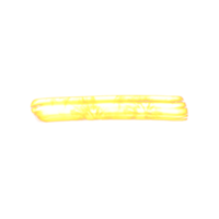 Yellow Glowing Brush Stroke png