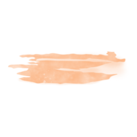 orange akvarellmålning png