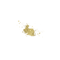 scintillement de paillettes d'or png