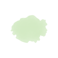 éclaboussure aquarelle vert pastel png