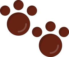 Footprint Flat Icon vector