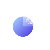 Glassmorphism Goal, Target Icon png