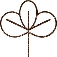 Leaf Charcoal Drawing vector
