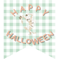 Halloween Swallowtail Flag png