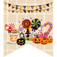 Halloween Swallowtail Flag png