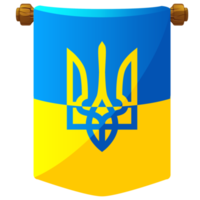 Ukraine Pennant, flag Ukraine png