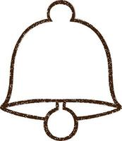 Bell Charcoal Drawing vector