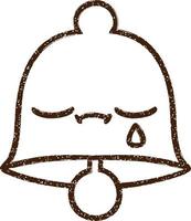 Bell Charcoal Drawing vector