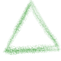 Abstract elements in green color. png