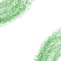 Abstract elements in green color. png