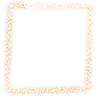 square frames in leopard color. png