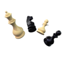 schaakcompositie 3d render png