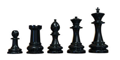 King and soldier chess pieces on transparent background. leadership concept  18871717 PNG