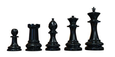 composition d'échecs rendu 3d png