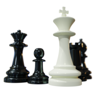 composition d'échecs rendu 3d png