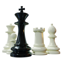 composition d'échecs rendu 3d png