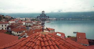 lago de ohrid e paisagem urbana de ohrid, patrimônio cultural e natural da humanidade pela unesco, macedônia video