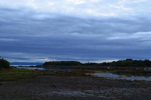 Cloudy day on the coast of Isle of Skye photo