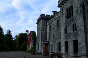 Large stone castle ruins in Armadale Scotland photo