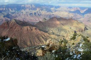 increíble paisaje escénico del gran cañón foto