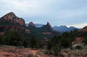 Rugged Beautiful Landscape of with Red Rock in Sedona photo
