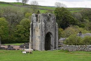 Rural Ruins of Shap Abbey in Cumbria photo