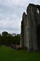 Old Monastery Stone Ruins in Cumbria England photo