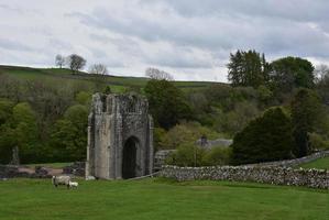 Thick Clouds Over Ruins of Shap Abbey photo