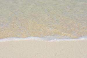 Gentle Waves Lapping the White Sand Beach photo