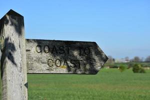 Up Close Look at the Coast to Coast Route Sign photo