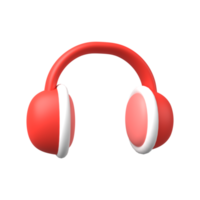 3d illustration of earmuffs png