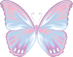 ilustración hermosa pintura de mariposa png