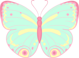 ilustración hermosa pintura de mariposa png