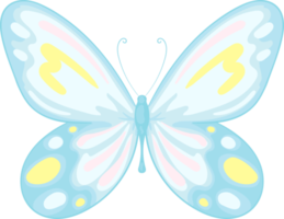 ilustração linda pintura de borboleta png