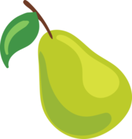 dibujos animados de ilustración de fruta de pera png