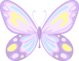 ilustración hermosa pintura de mariposa png