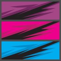 car decal abstract background vector