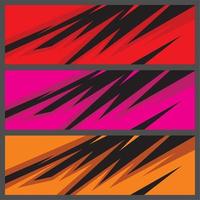 car decal abstract background vector